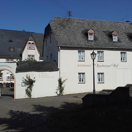 Weinhaus Kurtrierer Hof Hotel Leiwen Bagian luar foto